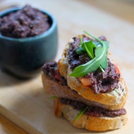 Garlic & Shallot Olive Tapenade