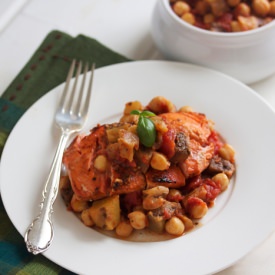Tomato, Eggplant, & Chickpea Ragout