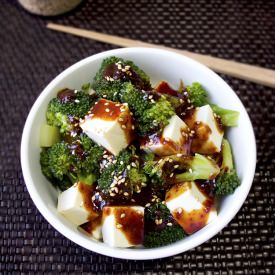 Chilled Spicy Tofu and Broccoli