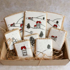 Christmas Card Cookies