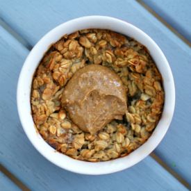 Vegan Baked Banana Oatmeal