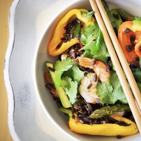 Prawn & Asparagus Stir Fry