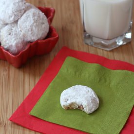 Toffee Almond Snowballs
