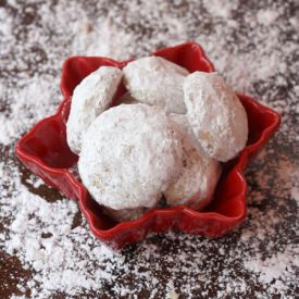 Toffee Almond Snowballs