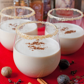 Spiced Eggnog Cocktail