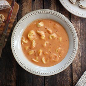 Creamy Tomato Tortellini Soup