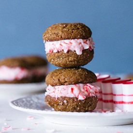 Gingersnap Peppermint Ice Cream
