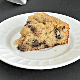 Vanilla Chocolate Chip Crumb Cake