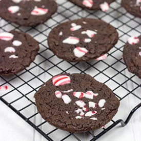 Double Chocolate Peppermint Cookies