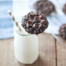 Double Chocolate Oatmeal Cookies