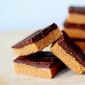 Chocolate and Peanut Butter Bars