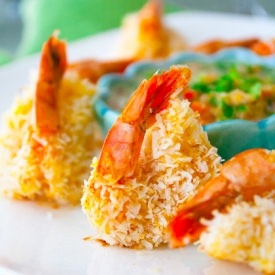 Coconut Shrimp with Mineola Salad