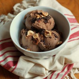 Vegan Chocolate Hazelnut Ice Cream