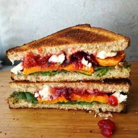 Thanksgiving Leftover Sandwich