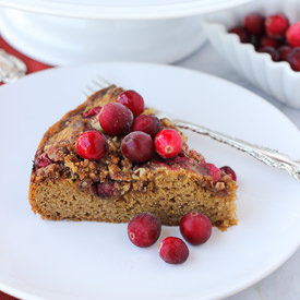 Cranberry Streusel Coffee Cake