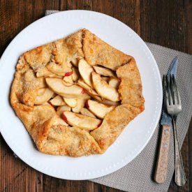 Salted Caramel & Apple Crostata