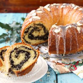 Poppy Seed Swirl Cake