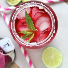 Cranberry Raspberry & Lime Iced Tea