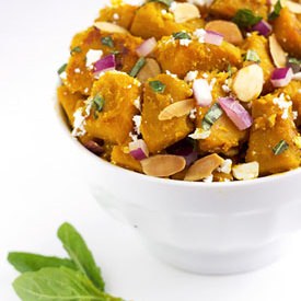 Honey Ginger Glazed Squash Salad