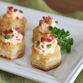 Pimento Cheese Puff Pastry Cups