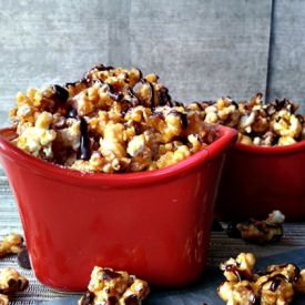 Apple Cider Caramel Popcorn