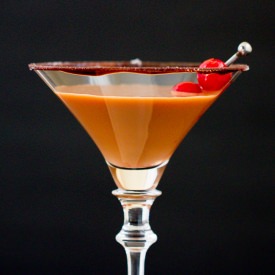 Chocolate Covered Cherry Martini