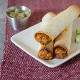 Pumpkin & Chorizo Taquitos