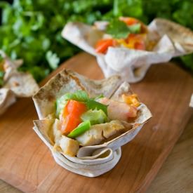 Chicken Mexican Cups