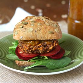 Bean and Quinoa Burgers