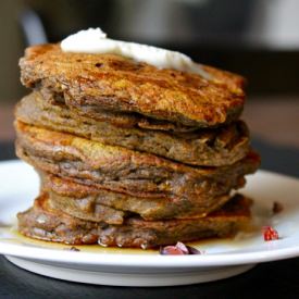 Buckwheat Pumpkin Pancakes