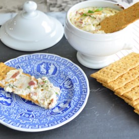 Warm Blue Cheese and Bacon Dip