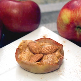 Instant Protein Baked Apples