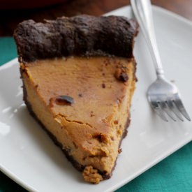 Maple Bourbon Pumpkin Pie