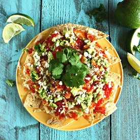Spicy Chicken Nachos