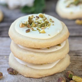 Pistachio Shortbread Cookies