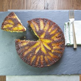 Salted Caramel Upside Down Cake