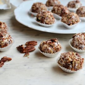 Gorgonzola and Pecan Truffles