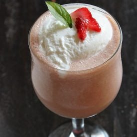 Oatmeal Chocolate Milkshake