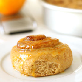 Healthier Orange Sweet Rolls
