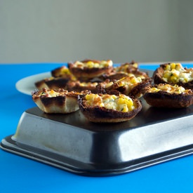 Corn-Mozzarella Bread Cups