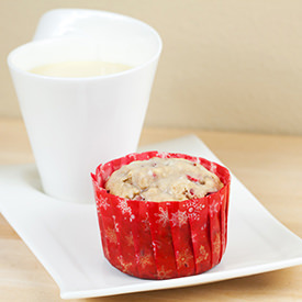Cranberry-Eggnog Cakes