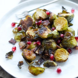 Roasted Brussels Sprouts with Bacon