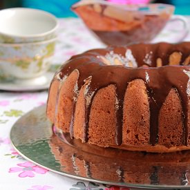 Cranberry Walnut and Ginger Cake