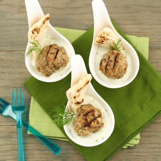 Greek Meatballs with Tzatziki