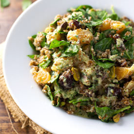 Moroccan Salad with Orange Dressing
