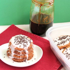 Iced Molasses Cookies