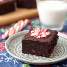Peppermint Buttermilk Brownies