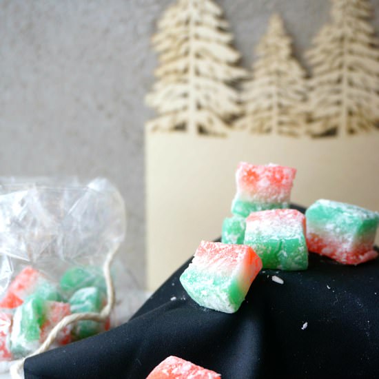 Christmas Coconut mochi