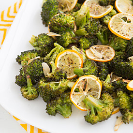 Roasted Broccoli with Meyer Lemon