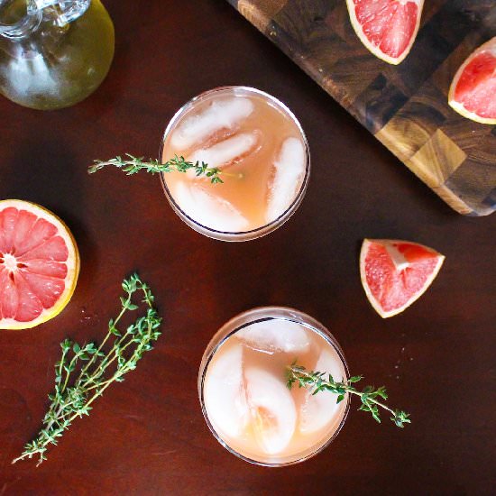 Grapefruit & Thyme Gin Spritzer